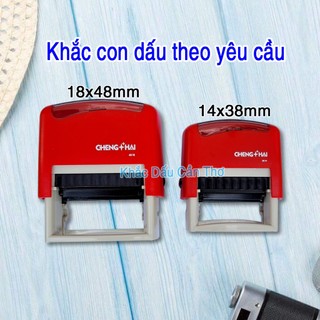 Khắc con dấu tên, con dấu chữ ký, con dấu tên và chữ ký Chenghai CH 14x38, CH 18x48 theo yêu cầu