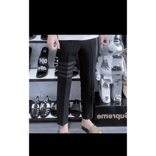 quần âu nam 4 sọc viền đen