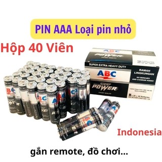 Hộp pin abc maxell aaa 40 viên