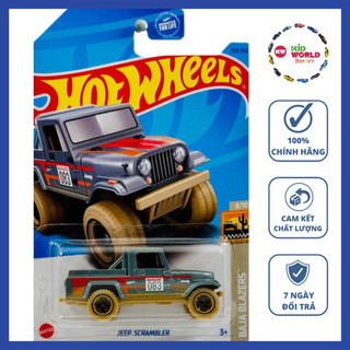 Xe mô hình hot wheels bán tải jeep scrambler hkg78.