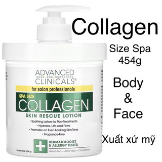 [MỸ] Kem Dưỡng Da Advanced Clinicals Collagen 454g