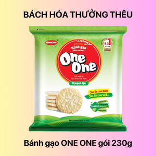 Bánh Gạo Vị Ngọt dịu OneOne Gói 122g - 230g