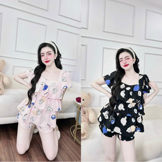 Đồ bộ Lụa Nhật Bigsize 50-100kg cao cấp thiết kế 2 túi