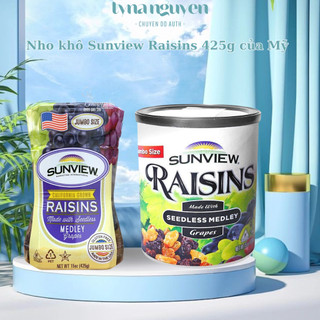Nho khô Sunview Raisins 425g của Mỹ
