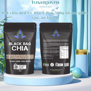 Hạt chia đen Úc Black Bag 500g hỗ trợ giảm cân, ăn kiêng