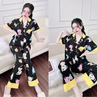 Đồ bộ Lụa Nhật sang trọng Bigsize 50-100kg chất mềm rũ