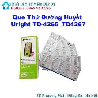 Que Thử Đường Huyết Uright TD4265 - TD4267