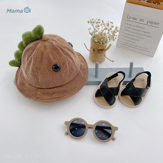 G131-NV09-MK04 Set giày nón sandal đế vải màu da giày tập đi cho bé của Mama Ơi - Thời trang cho bé