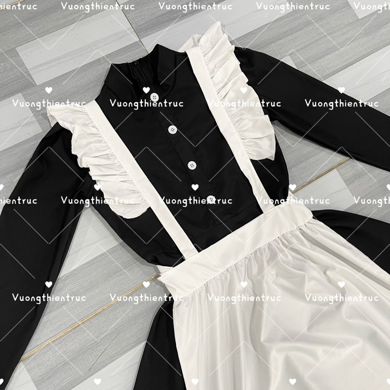 Maid dài cosplay dành cho nam nữ TẶNG TẤT | BigBuy360 - bigbuy360.vn