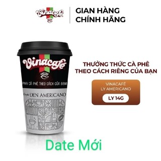 Cà phê ly vinacafe đen đá vị americano 14gram