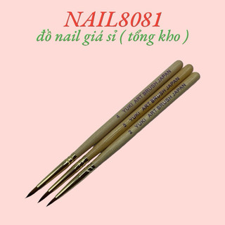 Cọ đắp hoa bột Yuki chữ tím chính hãng đủ Size
