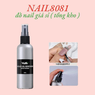Nước xịt tháo móng giả Yosi chính hãng , dung dịch tháo đá Nail