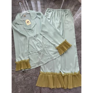 PIJAMA LỤA LATIN CAO CẤP - 2CE - FREESIZE 45-65KG