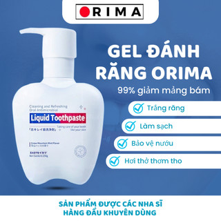 GEL TRẮNG RĂNG NHẬT BẢN - THƠM MIỆNG - Kem Đánh Răng Liquid Toothpaste Chính Hãng - Orima