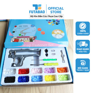 Kìm bấm cúc nhựa và 100 cúc nhựa t5 futabao