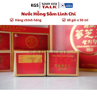 (Date 12/2026)Nước Hồng sâm Linh chi KGS 3000ml(50ml x 60 gói)