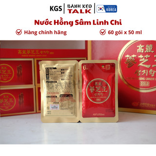 (Date 12/2026)Nước Hồng sâm Linh chi KGS 3000ml(50ml x 60 gói)
