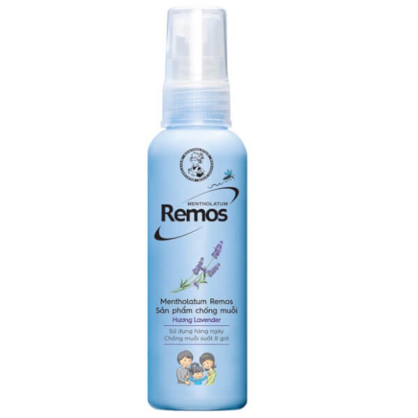 Remos xịt chống muỗi cho bé rất tiện lợi.