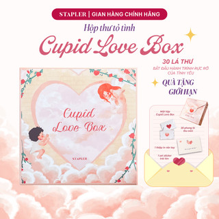 Hộp Thư Tỏ Tình Cupid Love Box, Lá Thư Tình Yêu Mini Love Letter cho Cặp Đôi, Hộp Thư Tình Yêu