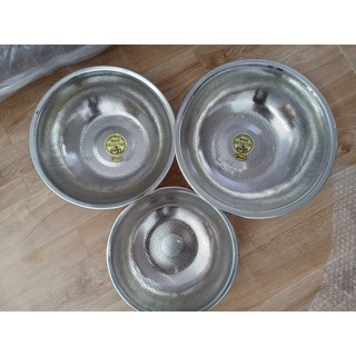 Rổ inox dày lọc yến