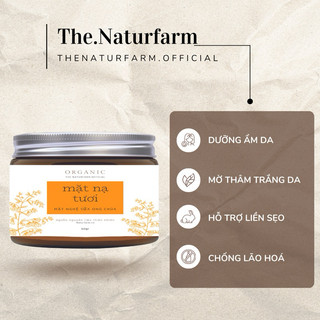 Mặt nạ tươi cao mật nghệ sữa ong chúa Naturfarm [ 50GR ] Dưỡng ẩm, trắng hồng,mờ thâm nám