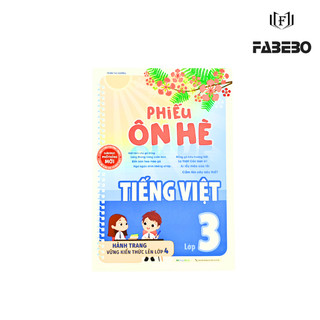 Sách - Phiếu Ôn hè lớp 3 ( Toán + Tiếng Việt) - MegaBook