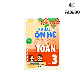Sách - Phiếu Ôn hè lớp 3 ( Toán + Tiếng Việt) - MegaBook