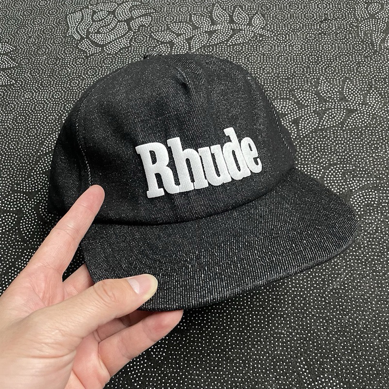 Mũ Lưỡi Trai RHUDE Đen Logo RHUDE 2024 - Snapback RHUDE Hat/ Nón Snapback RHUDE mới nhất 2024 - Mũ S