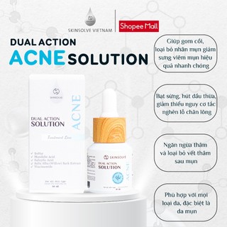 Skinsolve - Serum Chấm Mụn Dual Action xẹp nhanh chóng không để lại thâm sẹo