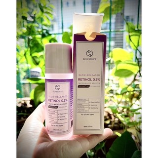 Serum Retinol 0.5% - 1% Skinsolve Trẻ hoá da, tăng sinh collagen và lastin