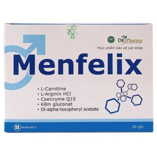 Menfelix hộp 30 gói, bổ tinh trùng, tăng cường sinh lý nam giới, tăng cường sức khỏe nam giới  