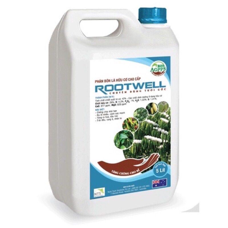 đạm cá đến từ úc rootwell 5lít