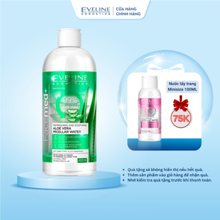Nước Tẩy Trang Eveline Facemed+ Dành Cho Da Nhạy Cảm Làm Sạch Và Làm Dịu Kích Ứng Cho Da 400ml