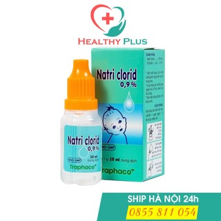 ✔️️️Rửa mũi cho bé Natri Traphaco 0.9 - Nước muối sinh lý 1 lốc 10 lọ x 10ml