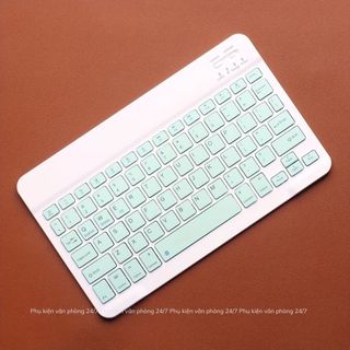 Bàn phím bluetooth mini 10 inch, bàn phím không dây, phụ kiện văn phòng 24/7