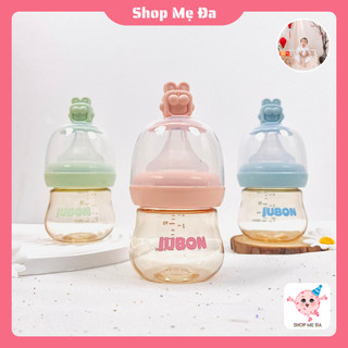 Bình sữa cho bé sơ sinh cổ rộng jubon và babuu size nhí 90ml và 120ml tặng thêm 1 núm ti mềm mại