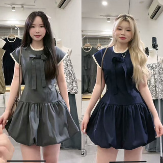  Váy bí nơ phối ren phong cách tiểu thư Hàn xinh xắn ( TẶNG KÈM QUẦN BẢO HỘ)