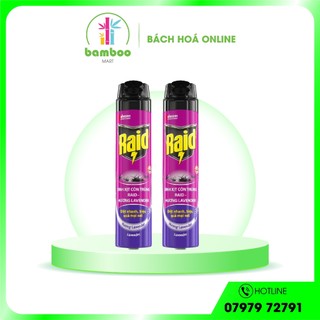 Combo 2 chai bình xịt côn trùng hương lavender - 600ml/chai