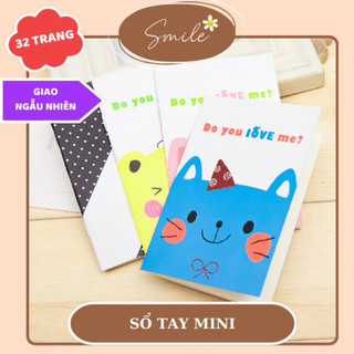 Sổ tay mini có dòng kẻ ngang 32 trang, sổ ghi chép cho bé
