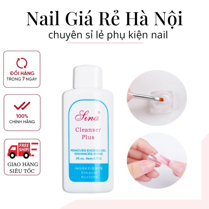 Nước lau gel Sina (60ml)