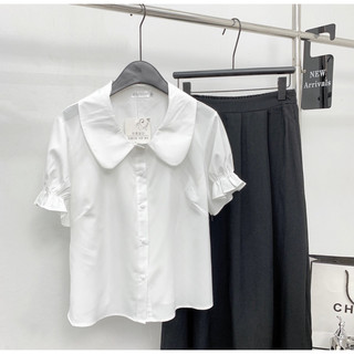 bigsize (60-100kg)sét áo somi mix chân váy(kèm ảnh thật chụp sàn)