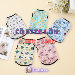 Áo Cho Chó Mèo Thú Cưng Bộ Sản Phẩm In Hình Thỏ, Mây, Gấu, Trái Cam Ngộ Nghĩnh Nhiều Màu Sắc