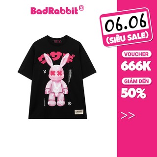 Áo Thun Unisex Bad Rabbit DRUNK RABBIT 100% Cotton - Local Brand Chính Hãng