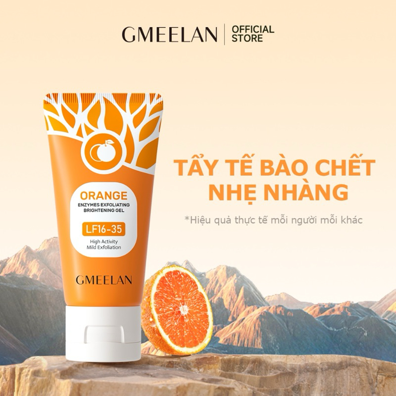 GMEELAN GEL TẨY TẾ BÀO CHẾT TÁC ĐỘNG CAM ENZYMES 50g