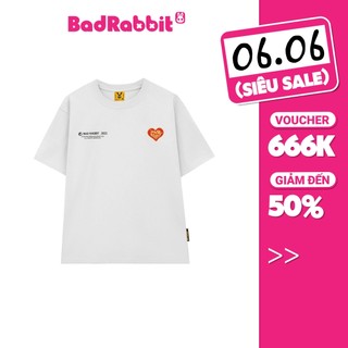 Áo Thun Unisex Bad Rabbit Heart Tee - Sand - Local Brand Chính Hãng