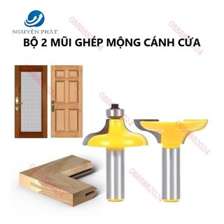 Bộ 2 ghép mộng cánh tủ cánh cửa gỗ
