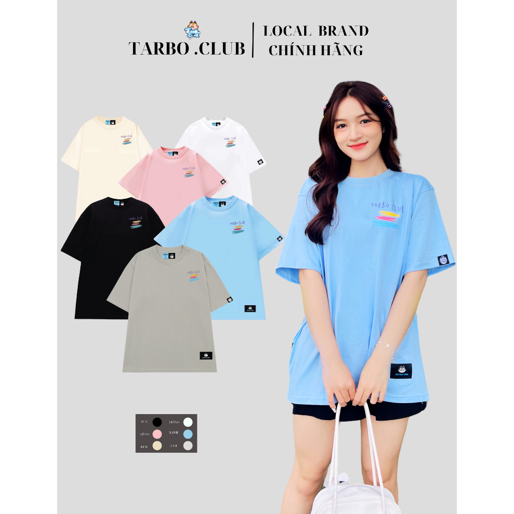 Tarbo.club - Tee Painted Áo Thun Cổ Tròn Dành Cho Nam Nữ - Local Brand