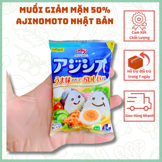 Muối giảm mặn 50% ajinomoto nhật bản ăn dặm cho bé từ 8 tháng tuổi túi 100g