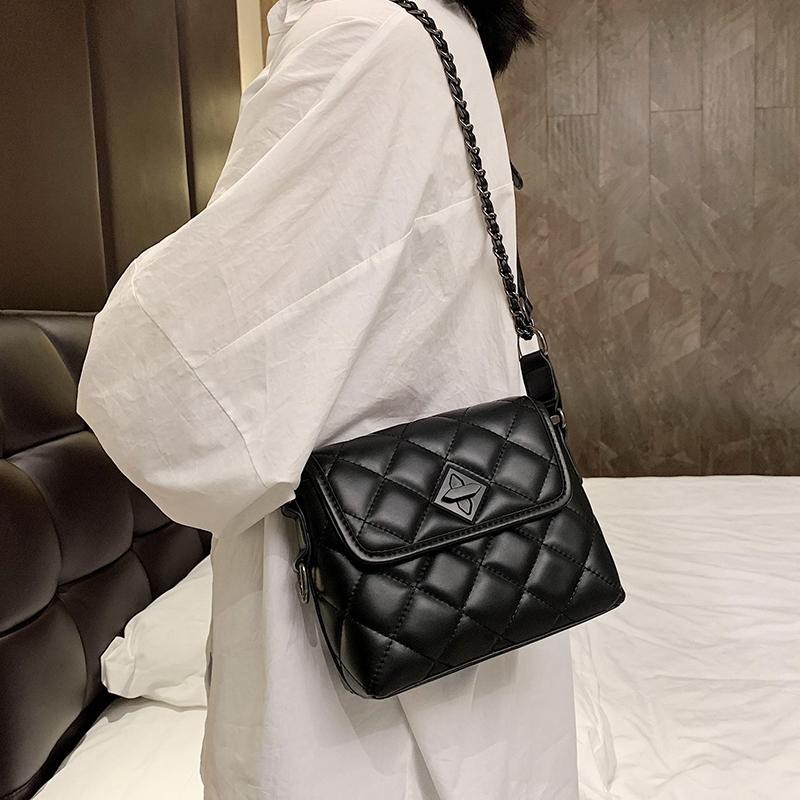 Túi đeo chéo nữ trần trám thời trang công sở da PU style Hàn Quốc TX51