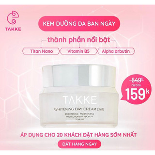 Kem Dưỡng Ngày Takke 3 In 1 Nâng Tông Dưỡng Da Chống Nắng